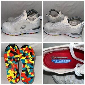 Skechers Shoes Women's 7‎ White Bulklin-Balran Comp Toe Industrial Sneakers